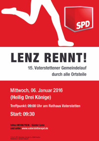 Plakat zu "Lenz rennt 2016"